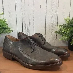Benci Brothers Men\'s Leather Oxfords Shoes Size 42.5 Benci Brothers Black Leather Oxford Dress Shoes Mens Sz EUR  main image 3